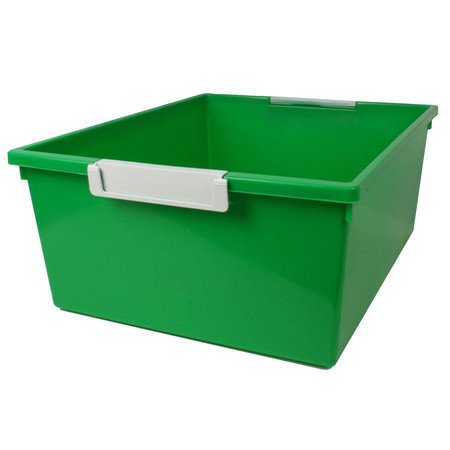 Romanoff Storage Bin, Plastic, Green, 3 PK 53605